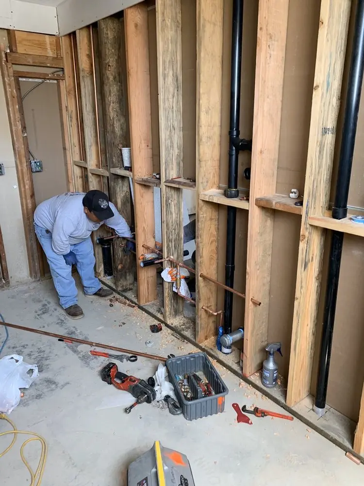 Commercial rough-in plumbing for Water Heater Replacement in East Tampa